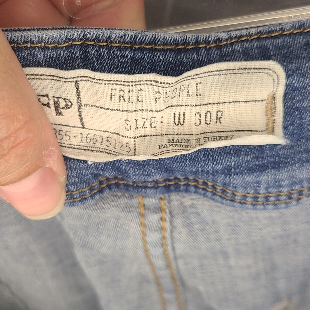 Free People Bell Bottom Jeans, Size 30R - Picture 5 of 14
